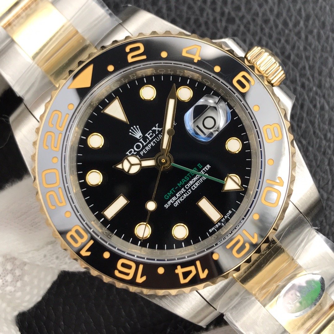 GMT-MASTER II STAINLESS STEEL YELLOW GOLD