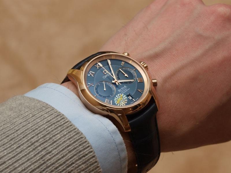 DE VILLE CHRONOGRAPH 42MM ROSE GOLD CASE