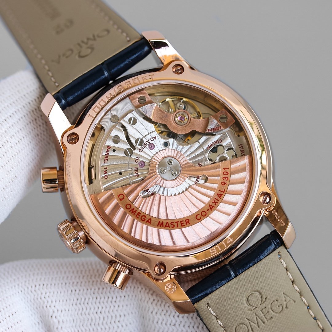 DE VILLE CHRONOGRAPH 42MM ROSE GOLD CASE