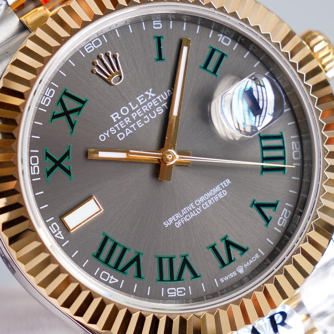 DATEJUST 41MM WIMBLEDON DIAL JUBILEE BRACELET