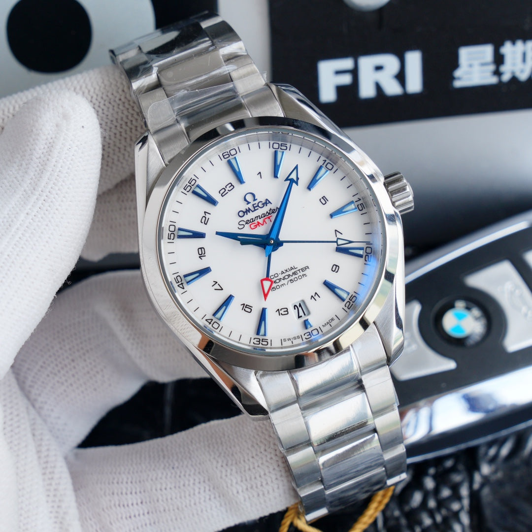 SEAMASTER AQUATERRA 150M CO-AXIAL GMT STEEL