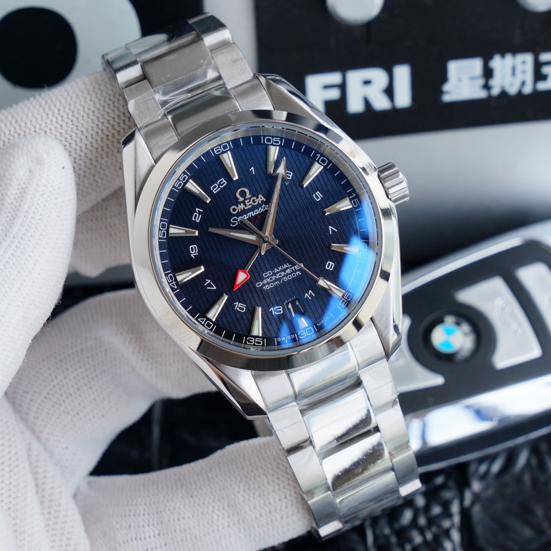 SEAMASTER AQUATERRA 150M CO-AXIAL GMT STEEL