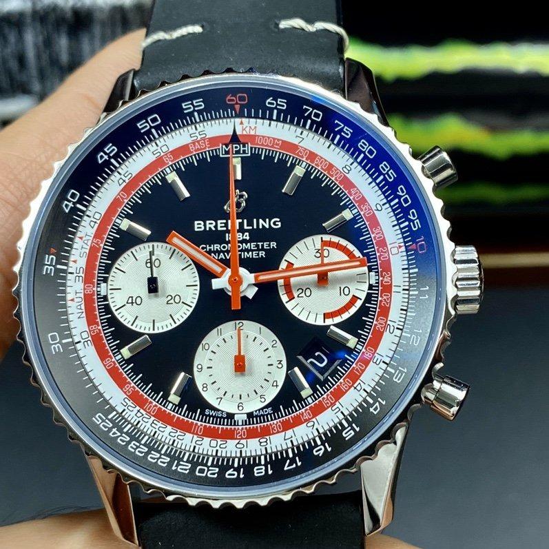 NAVITIMER B01 STEEL CASE BLACK DIAL