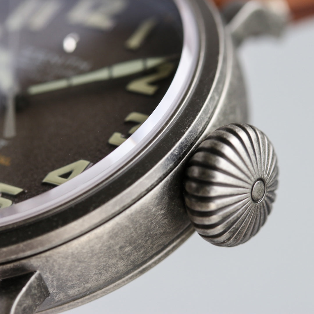 PYLOT TYPE 20 45MM STEEL BROWN DIAL
