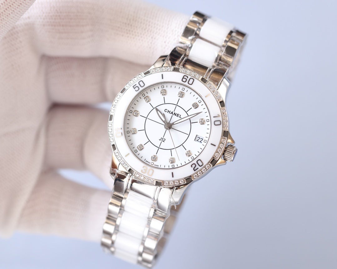 J12 AUTOMATIC TWO-TONE DIAMOND BEZEL