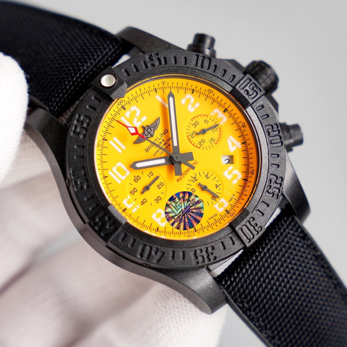 AVENGER HURRICANE 45 CHRONOGRAPH BLACK CASE