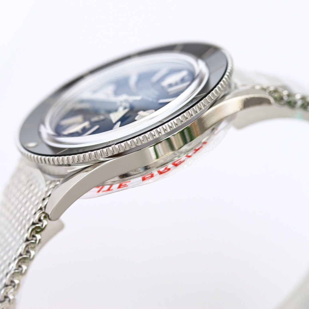 SUPEROCEAN HERITAGE 44MM STEEL CASE BLACK CERAMIC
