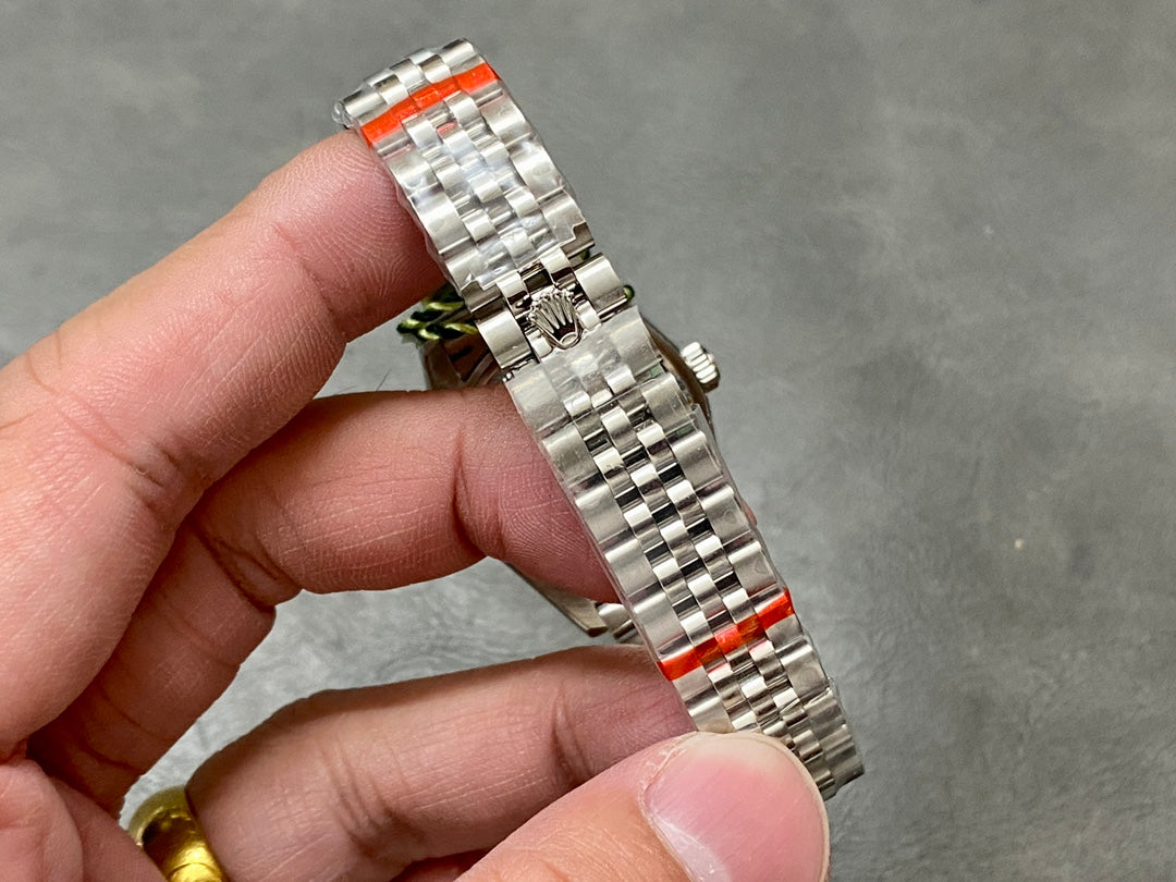 DATEJUST 28MM STAINLESS STEEL GREY DIAL