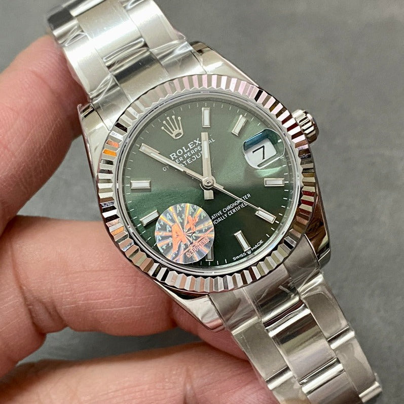 Rolex Datejust 41mm Steel Khaki Dial