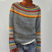 Margot | Pull en maille tricotée rétro