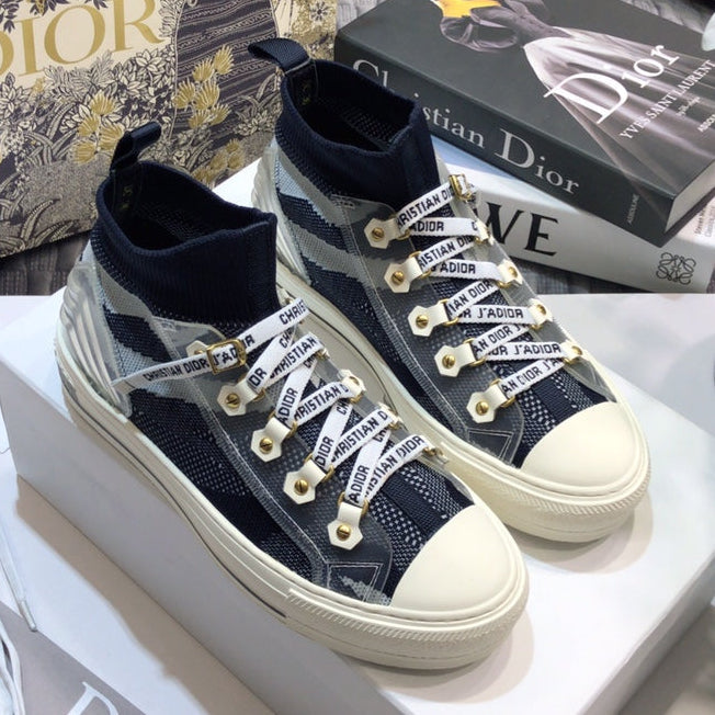 Dior 2026 Knitted High-Top Sneakers Fabric 966665
