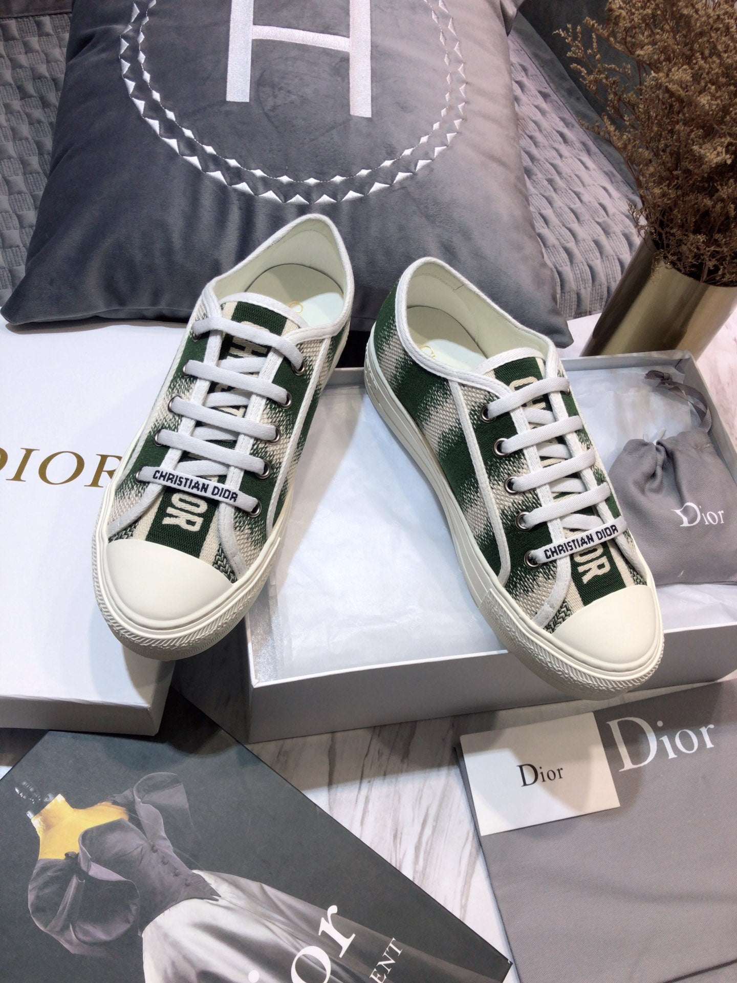 Dior 2026 Walk'n'Dior Low-Top Sneakers Canvas 966707