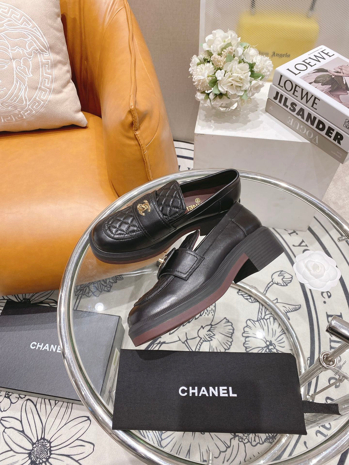 Chanel 2026 Quilted CC Turnlock Loafers Lambskin 162104