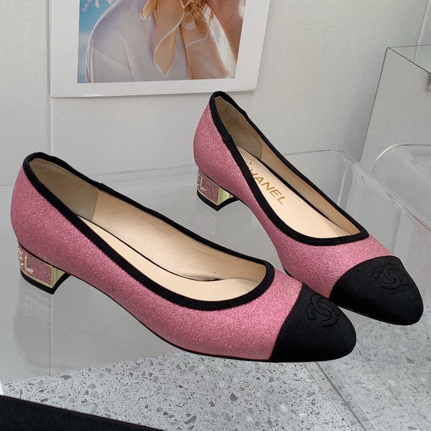 Chanel 2026 Pumps 30mm Glitter Fabric 162123