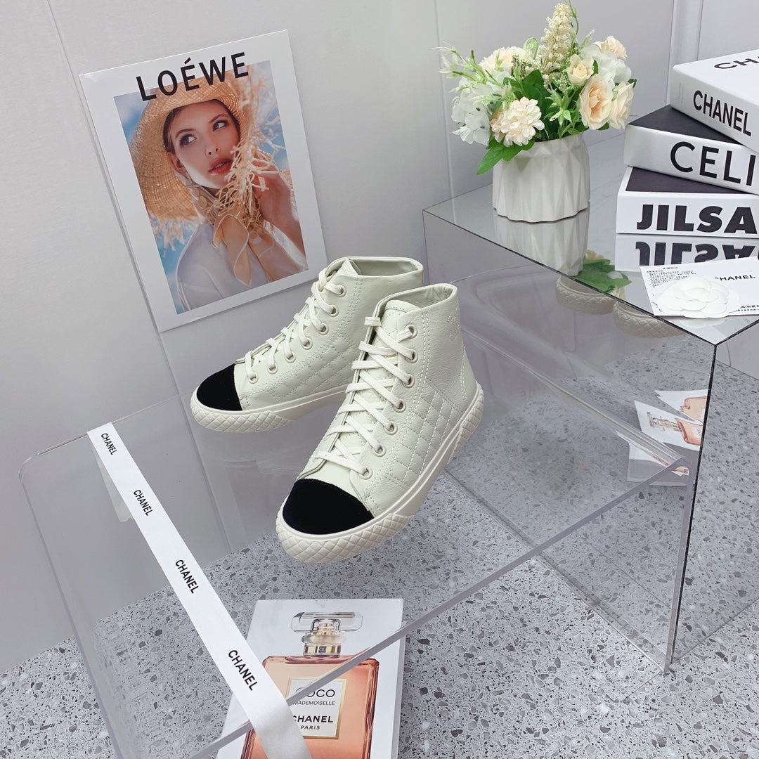 Chanel 2026 Quilted Sneakers Leather 162153