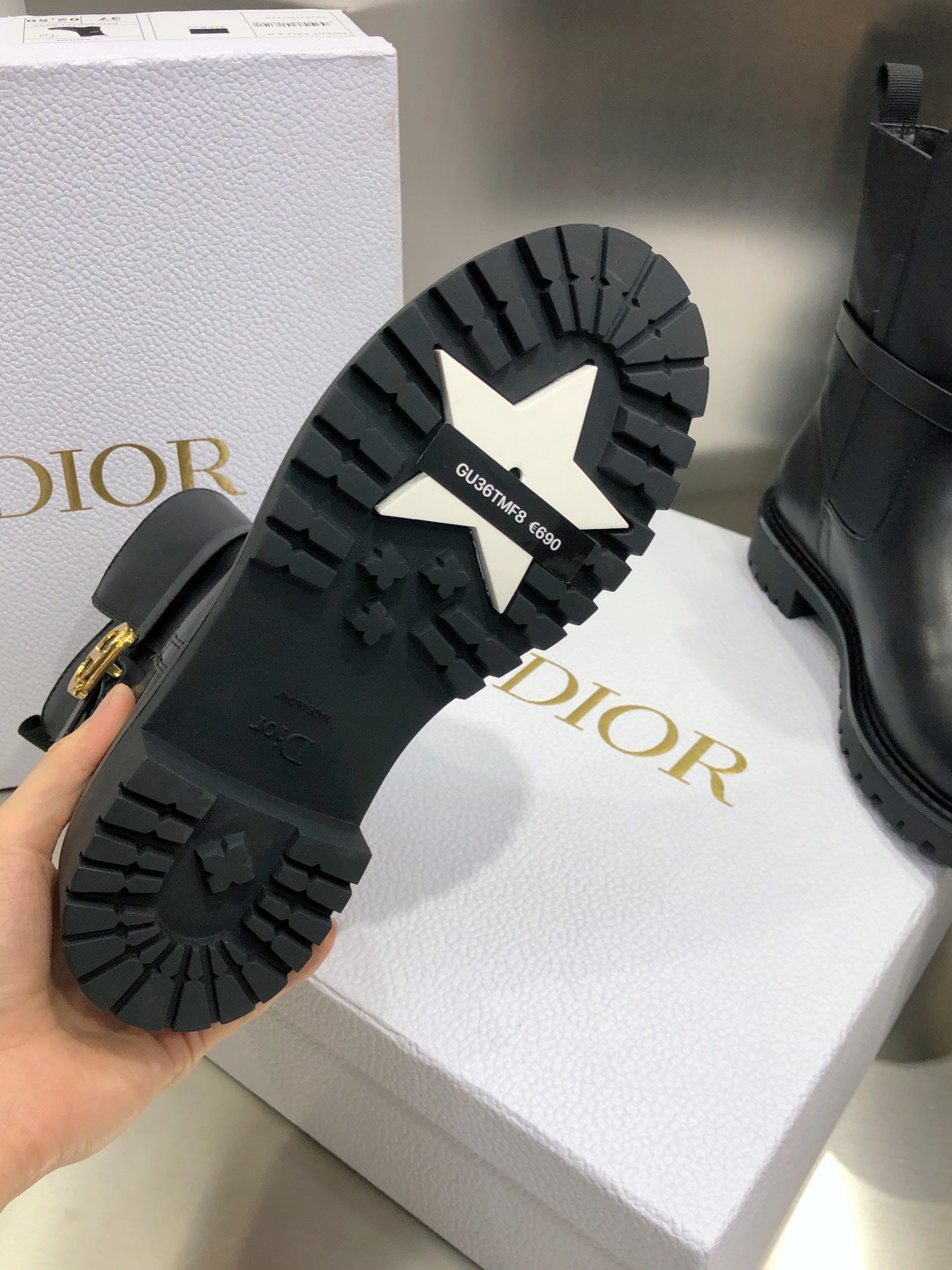 Dior 2026 Empreinte Ankle Boots Calfskin 965383