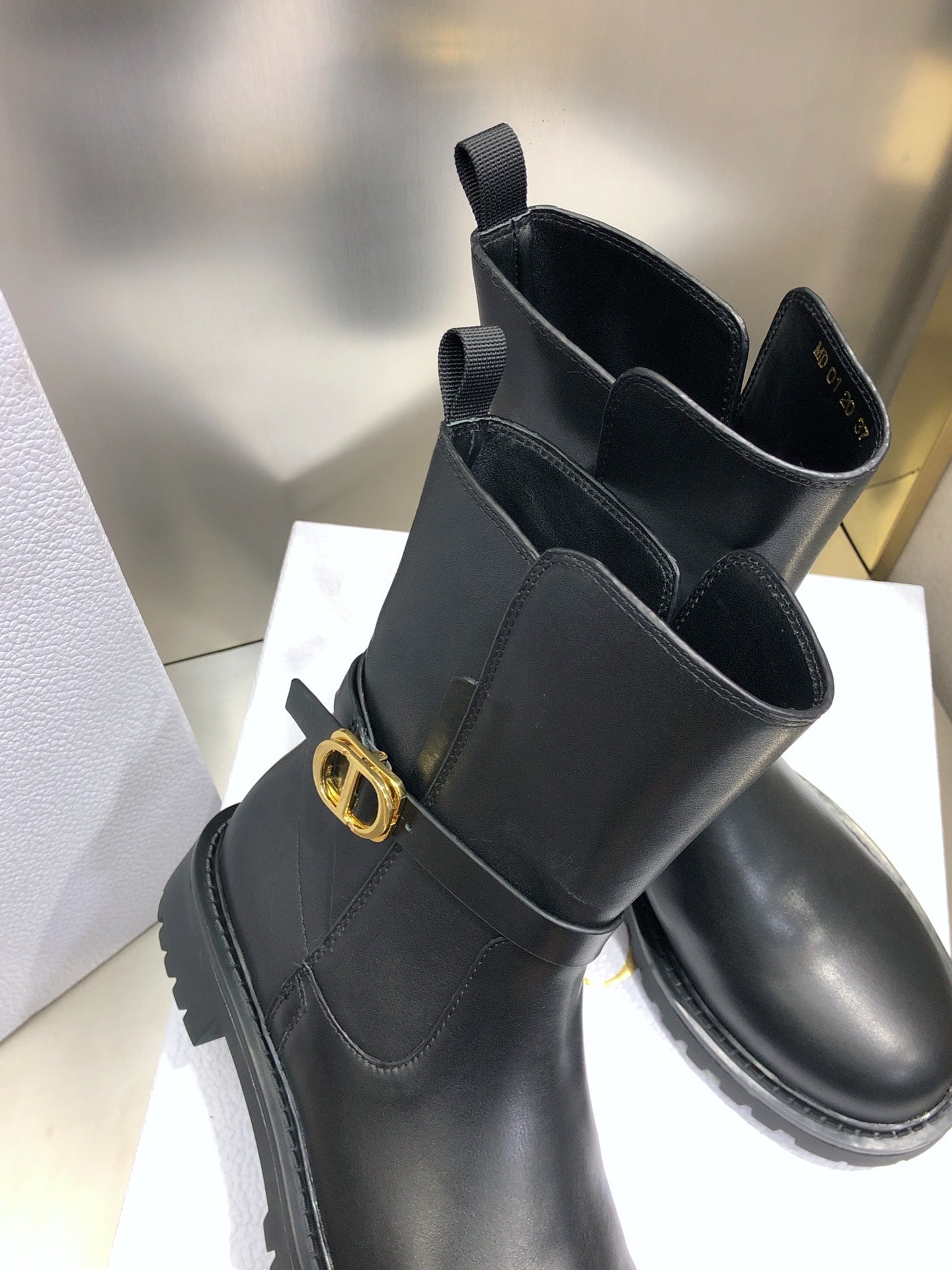 Dior 2026 Empreinte Ankle Boots Calfskin 965383
