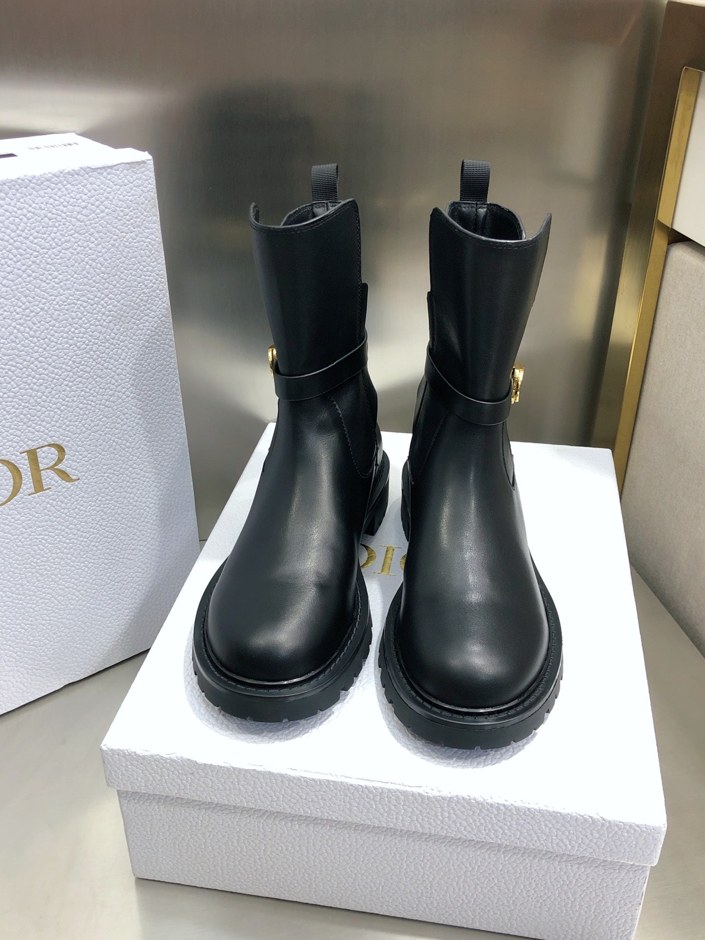 Dior 2026 Empreinte Ankle Boots Calfskin 965383
