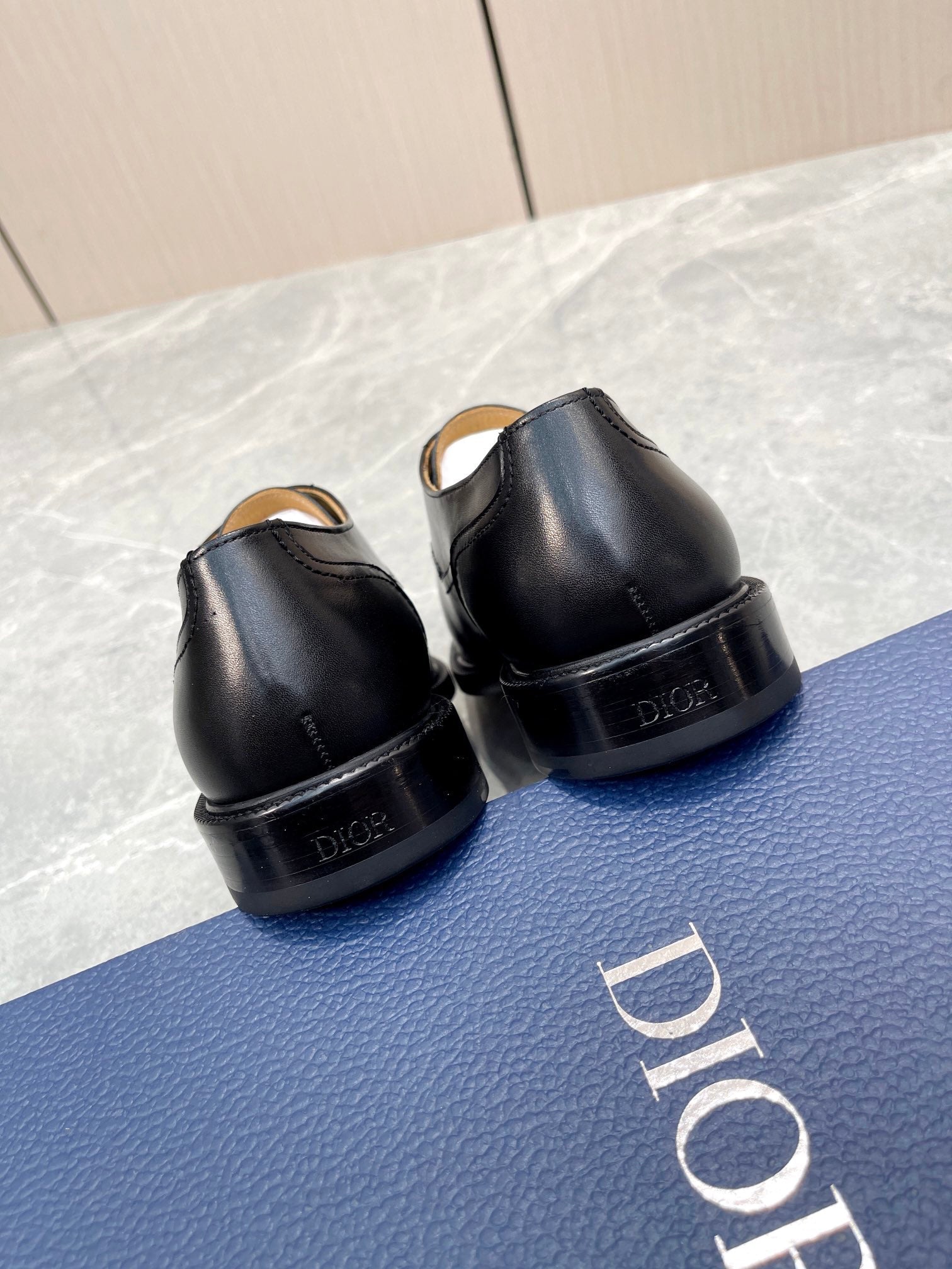 CD HOMME LOAFER BLACK CALFSKIN