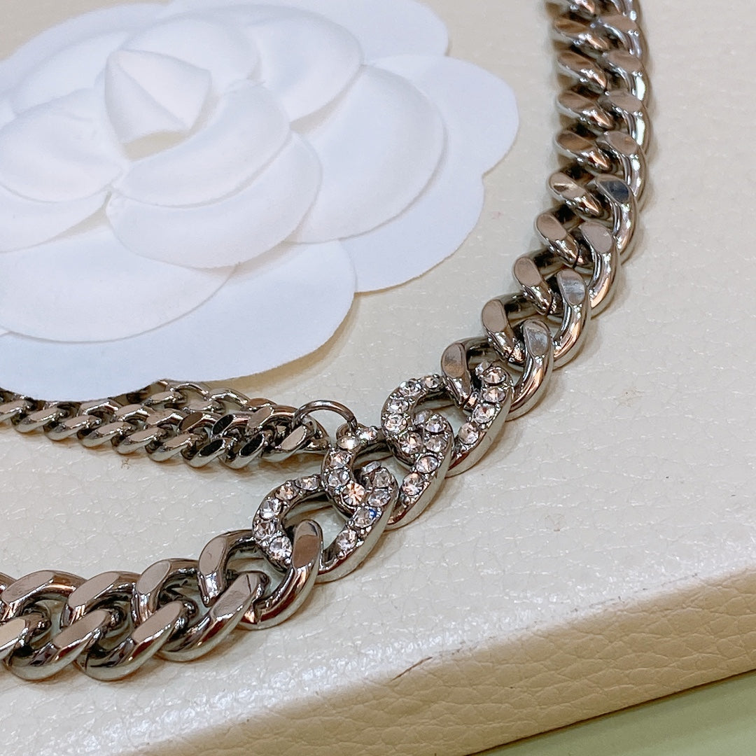 Chanel 2026 Rhinestones Pearl Chain Belt 206274