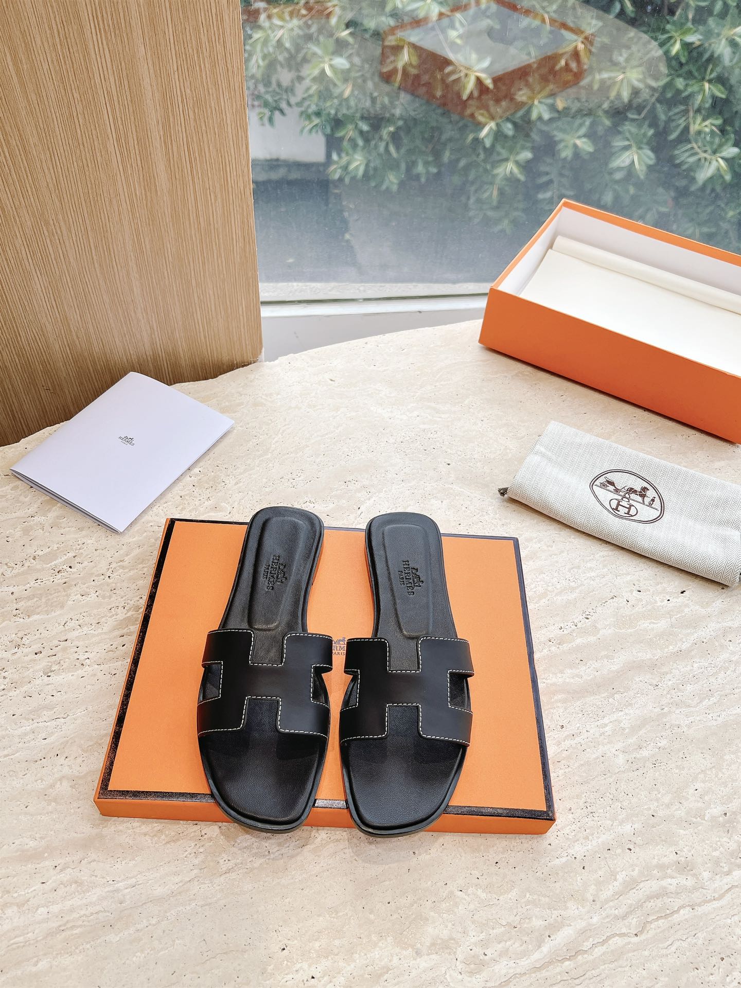 Hermes 25 Oran Sandal Calfskin