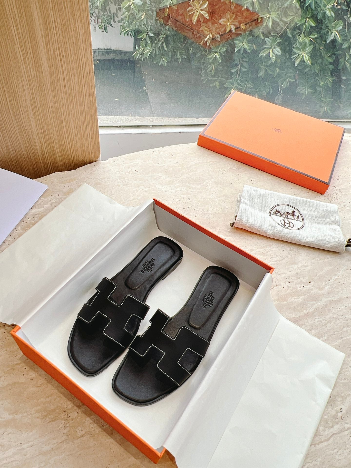 Hermes 25 Oran Sandal Calfskin