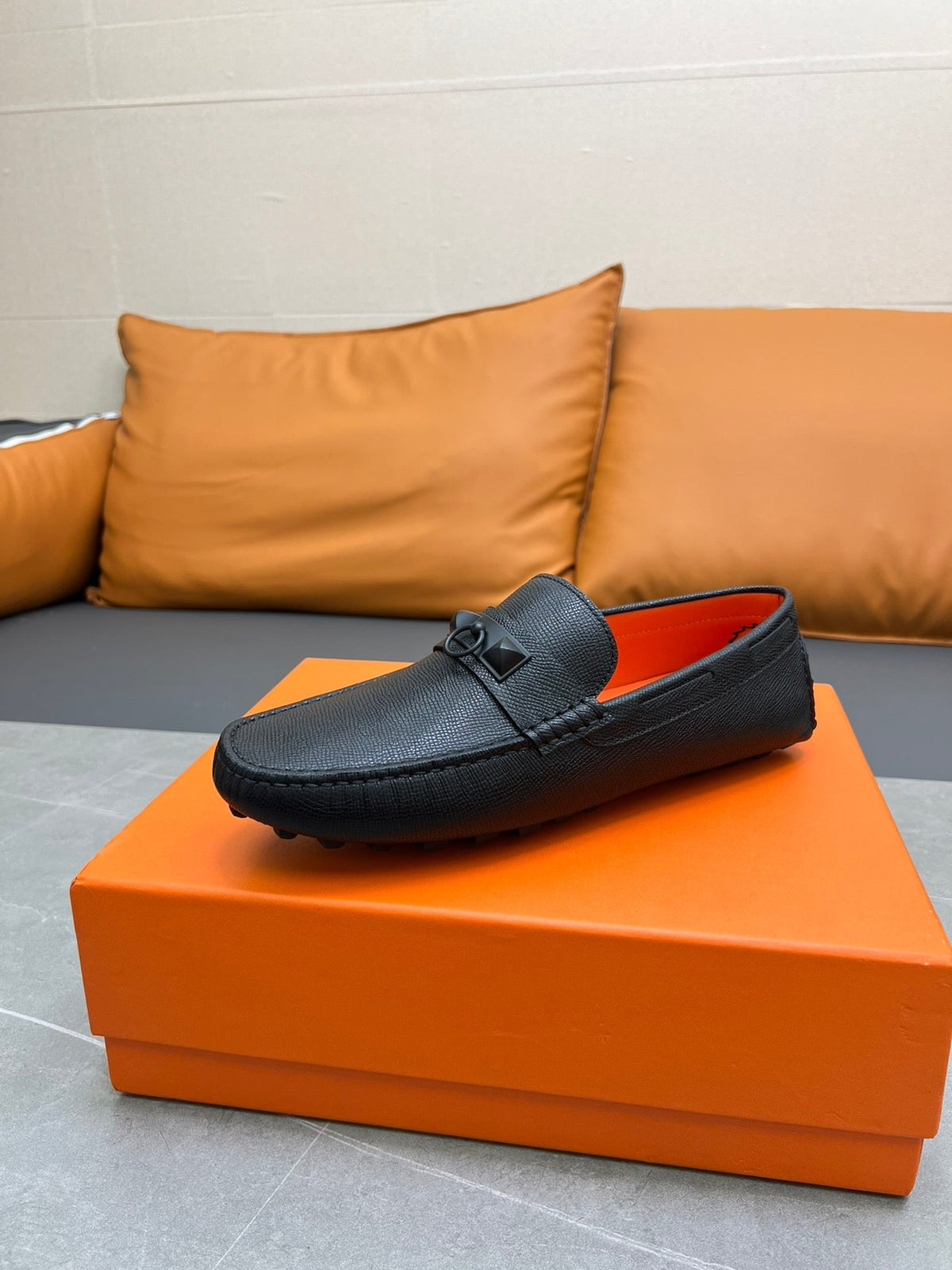 HM IRVING LOAFER BLACK CALFSKIN