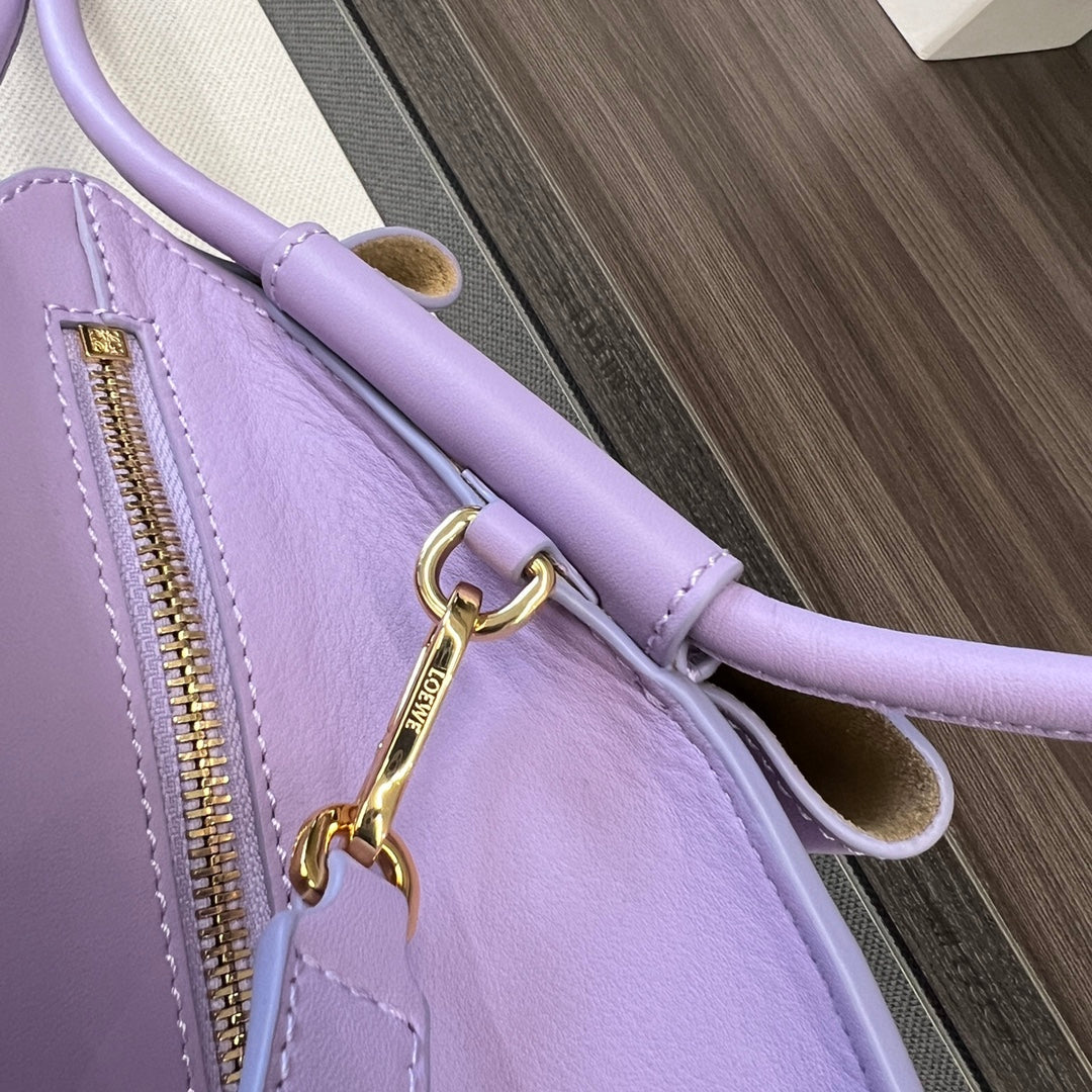 Loewe Small Dumpling Bag 35 Light Purple Calfskin 280649