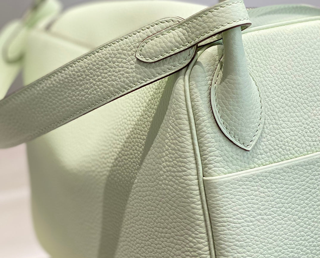 HM LINDY 30 BAG MINT TAURILLON CLEMENCE LEATHER