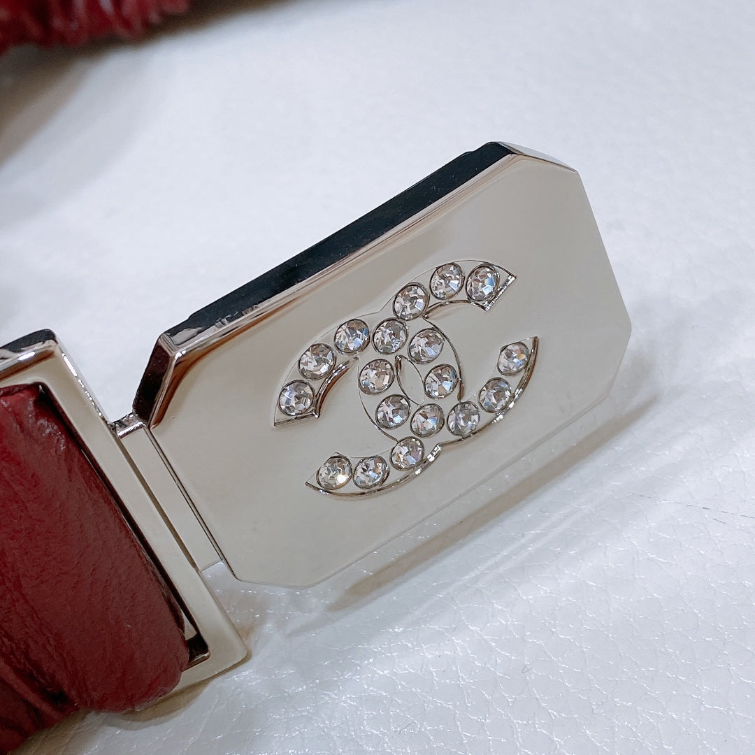Chanel 2026 Stretchy Belt 30mm Calfskin 208807