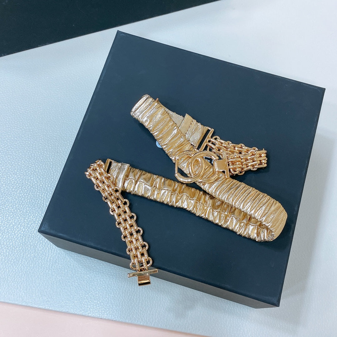 Chanel 2026 Chain Stretch Belt 20mm 208822