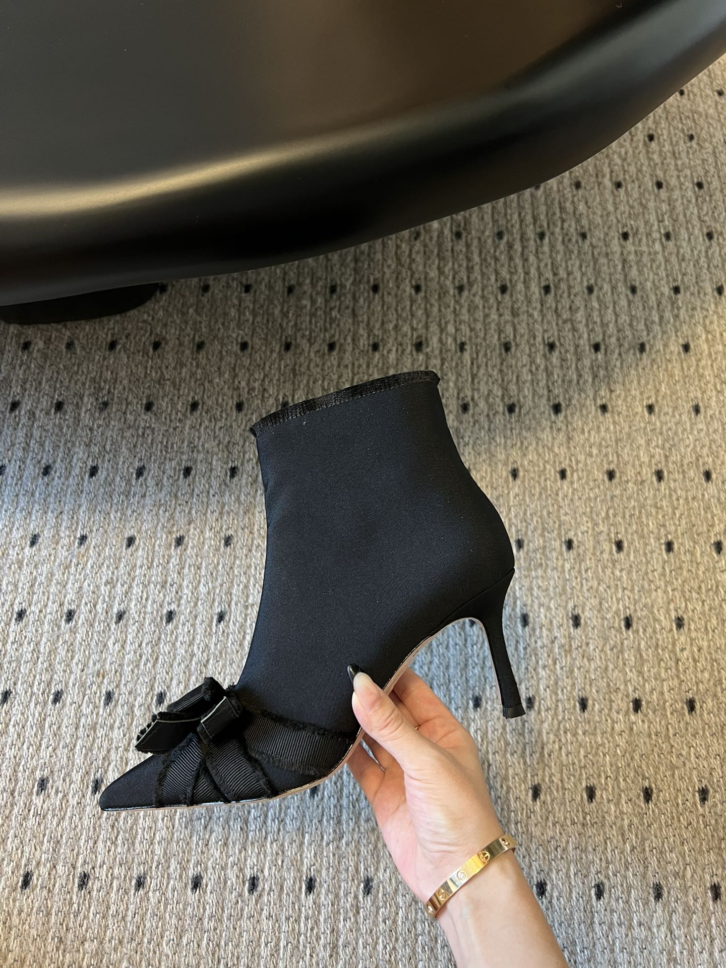 Dior 2026 Ankle Boots 80mm Canvas 941964