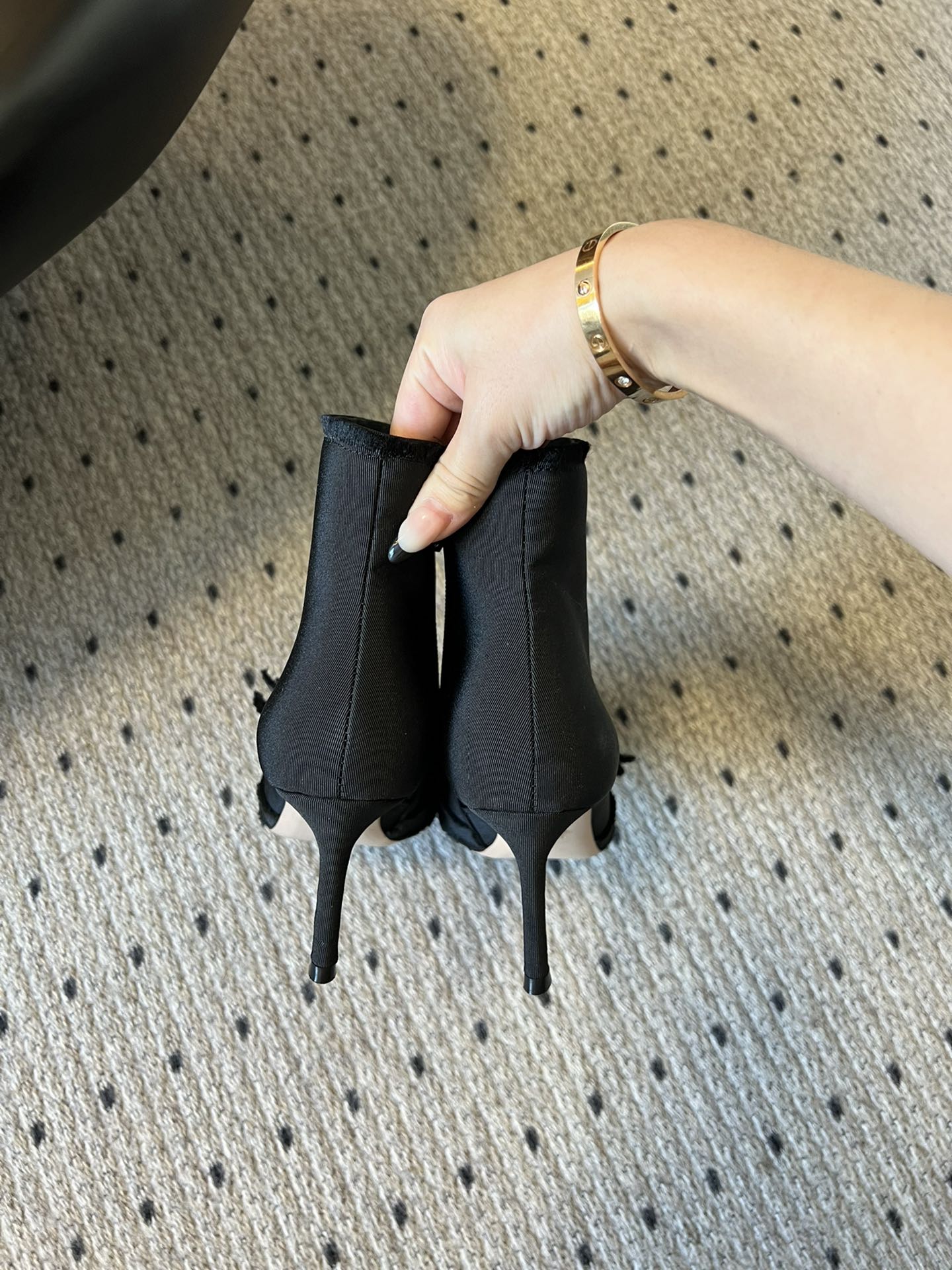 Dior 2026 Ankle Boots 80mm Canvas 941964