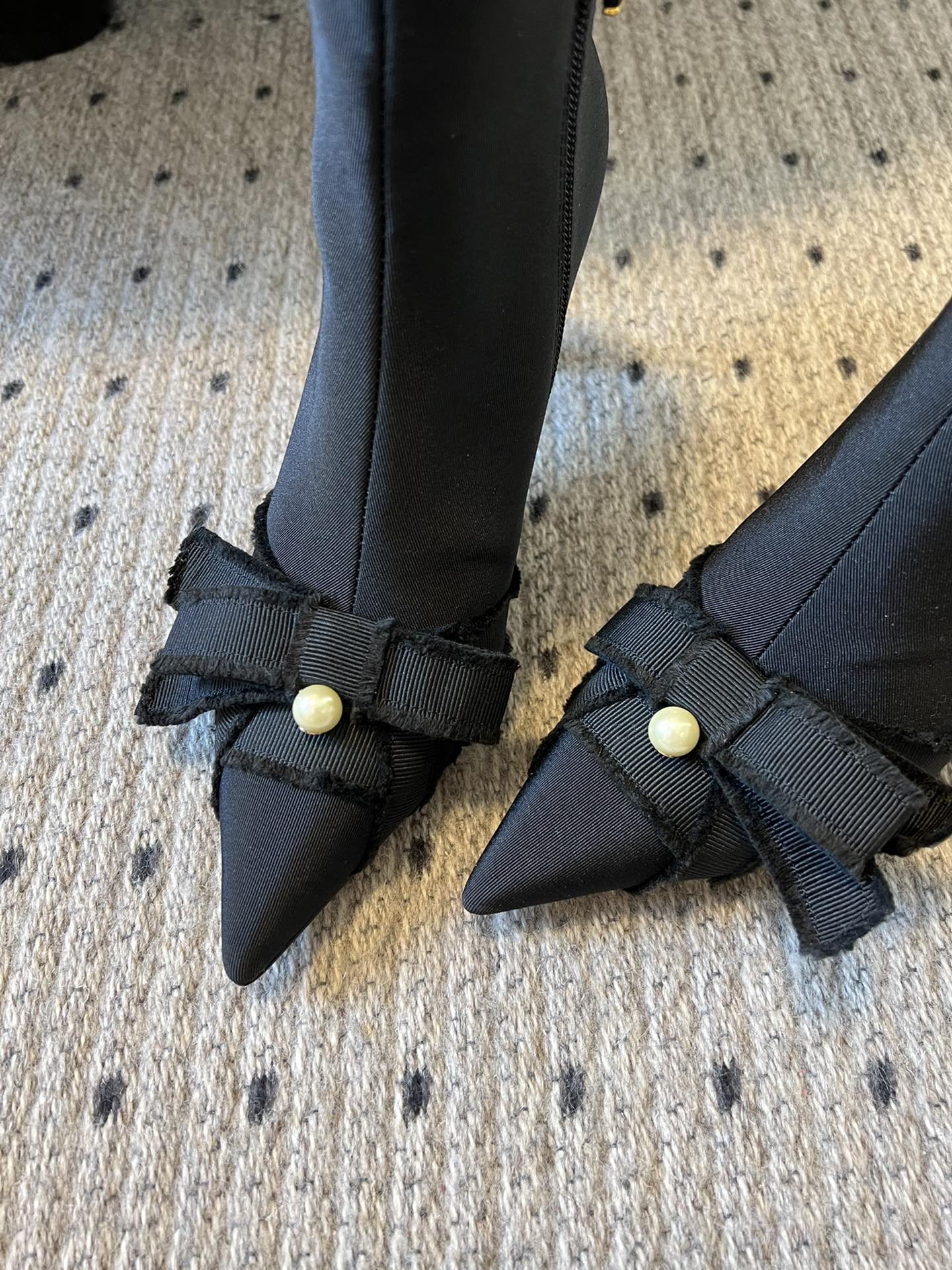 Dior 2026 Ankle Boots 80mm Canvas 941964
