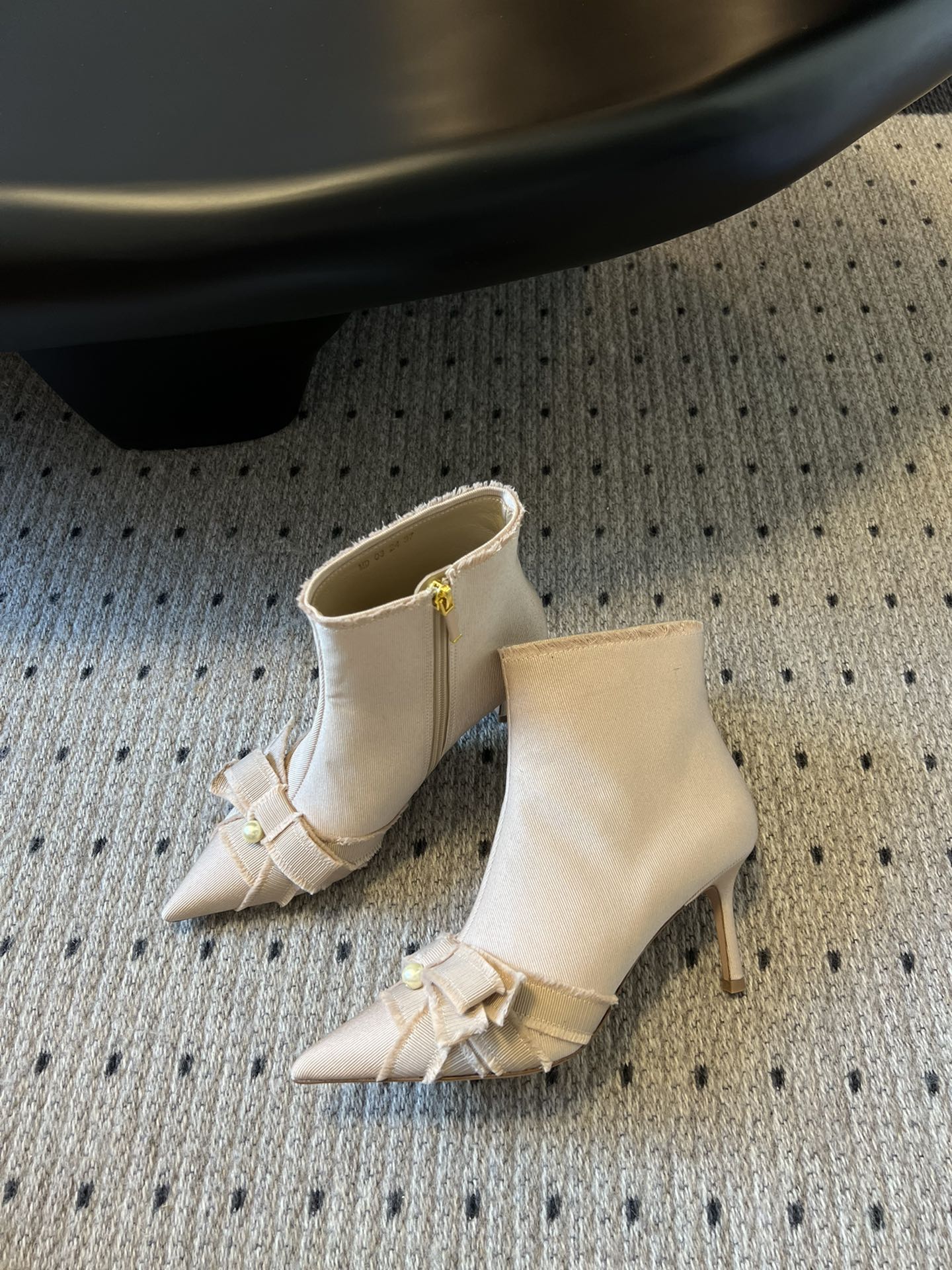 Dior 2026 Ankle Boots 80mm Canvas 941964