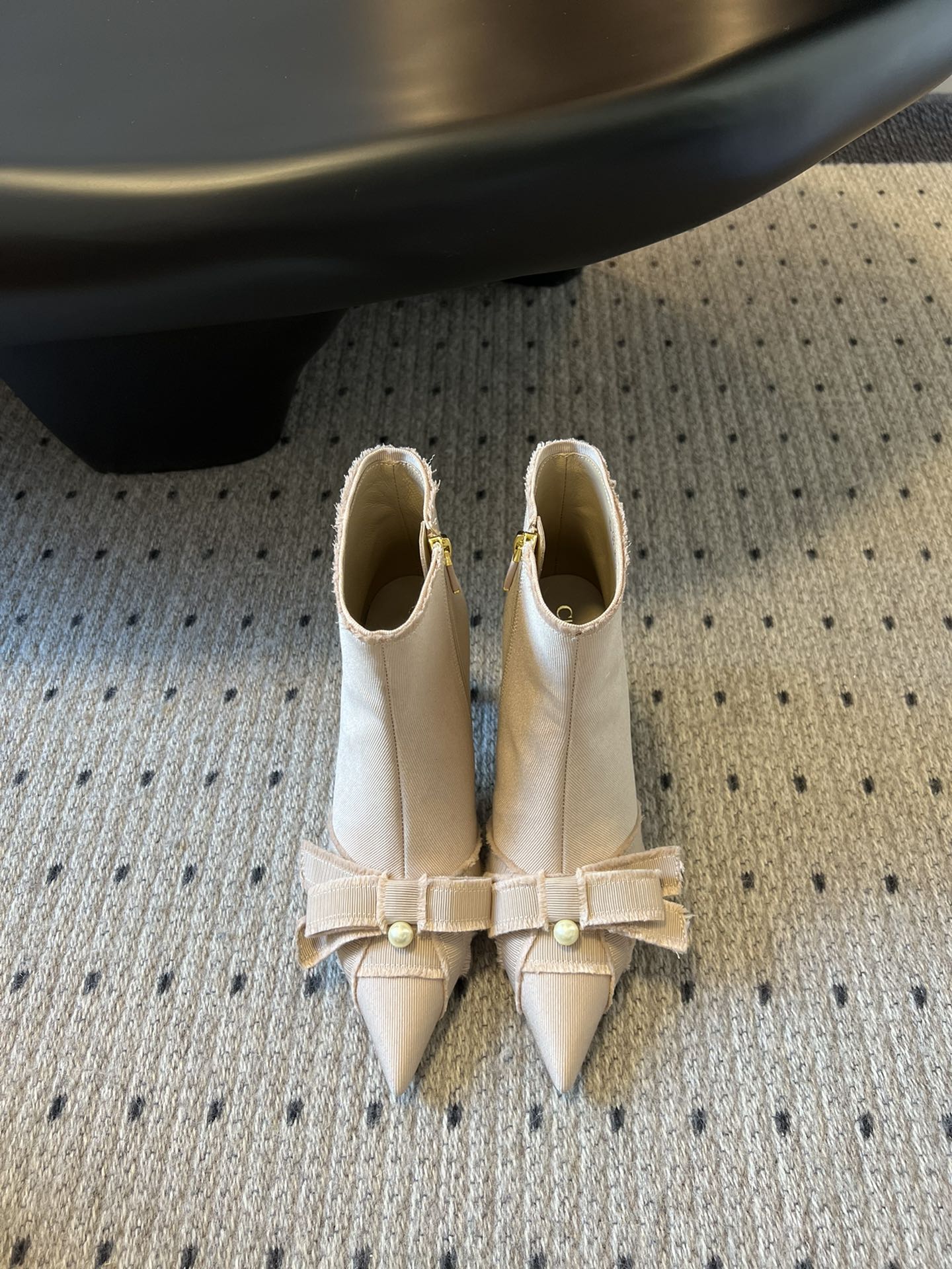 Dior 2026 Ankle Boots 80mm Canvas 941964