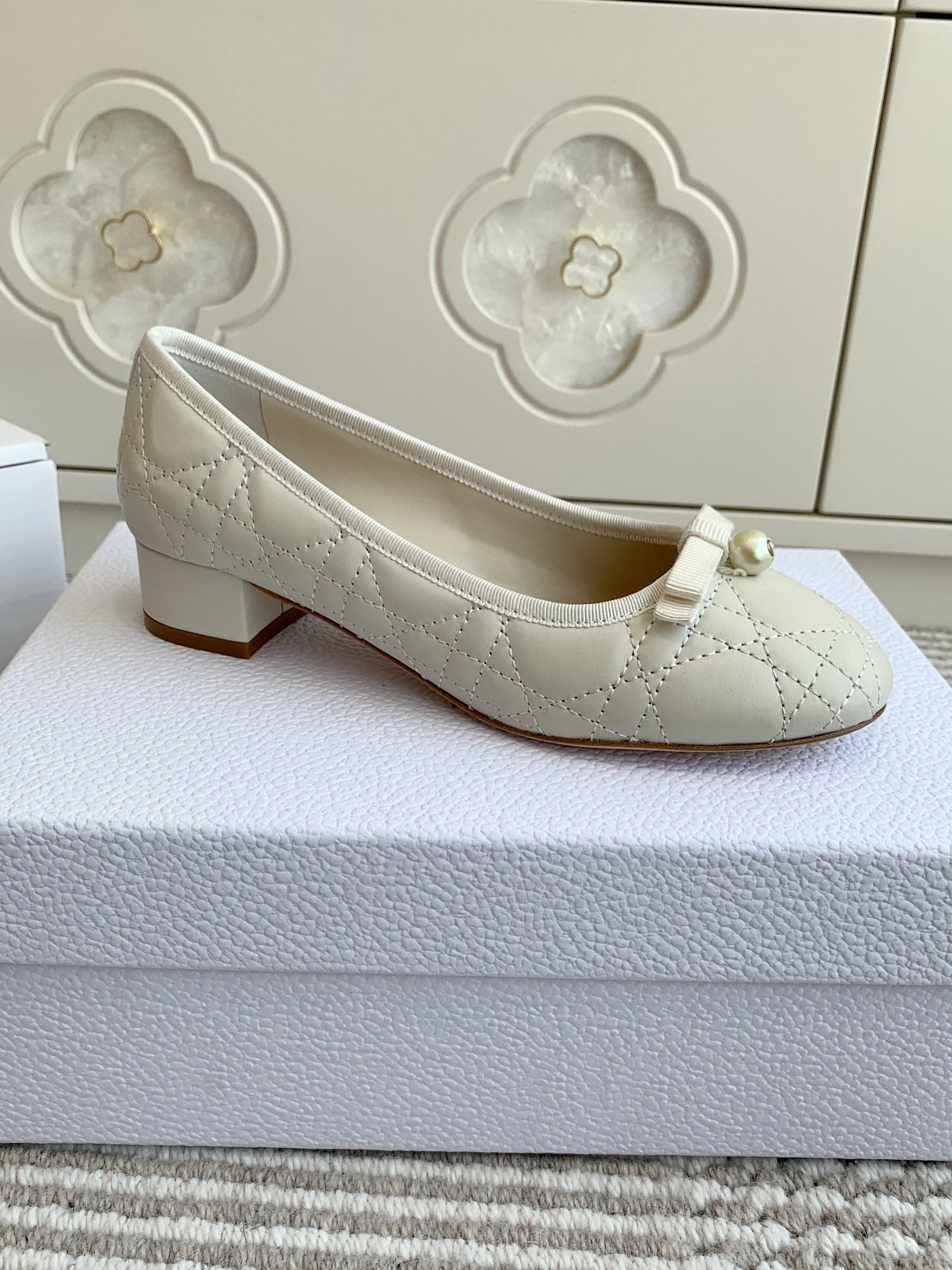 Dior 2026 Bow Pump 30mm Sheepskin 884802