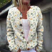 Frida | Cardigan à imprimé floral