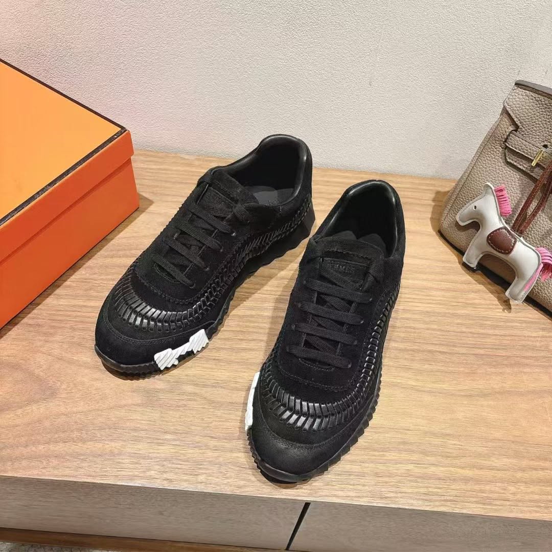 Hermes 2026 Bouncing Sneaker Suede
