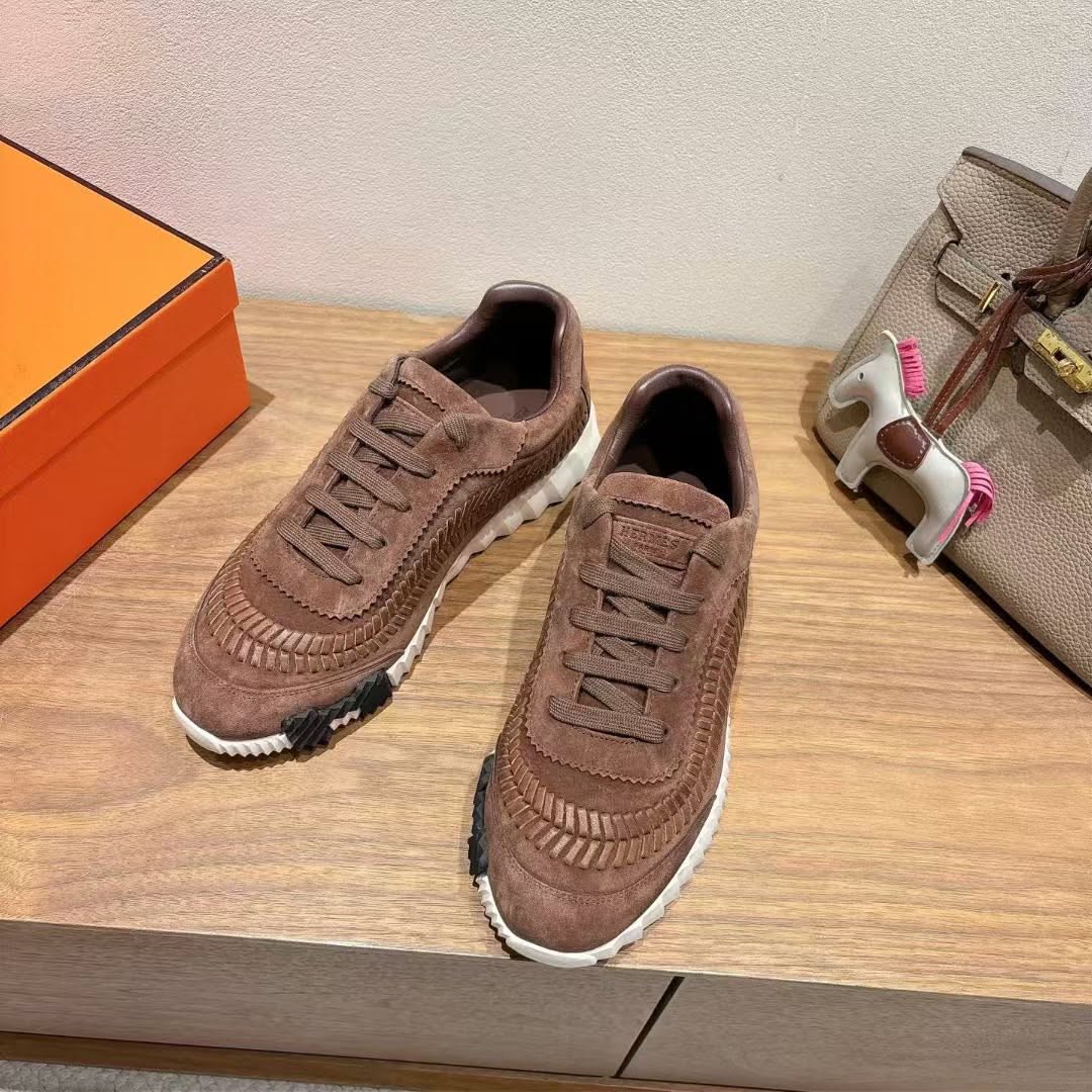Hermes 2026 Bouncing Sneaker Suede