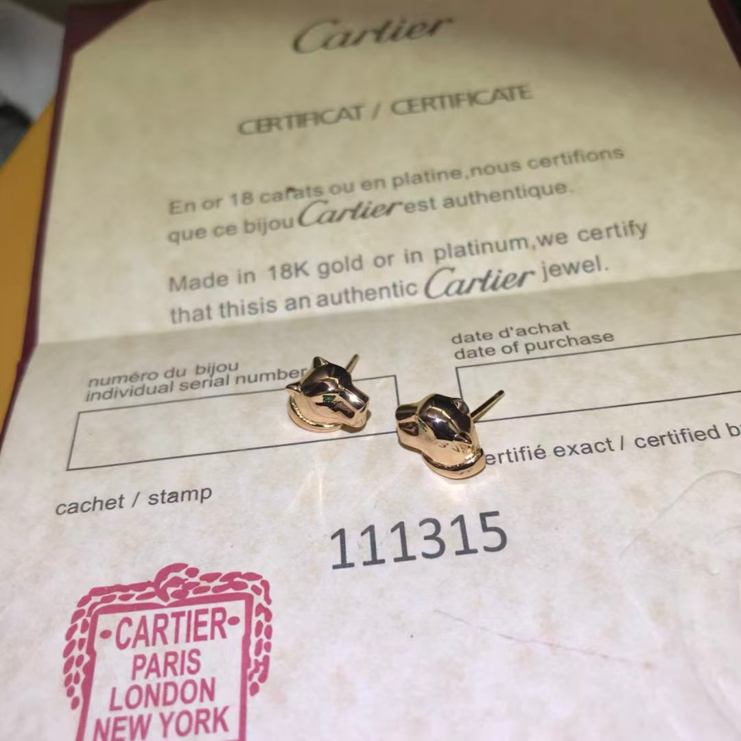 Cartier Panthère De Cartier Stud Earrings