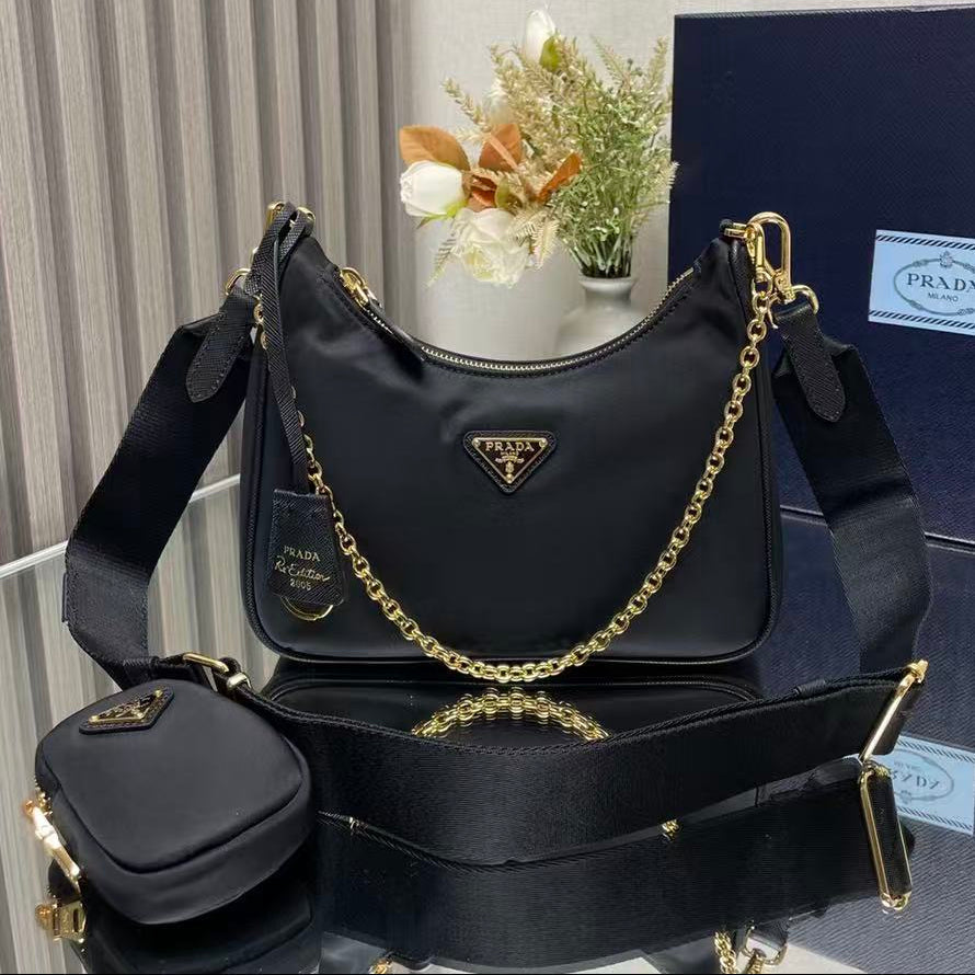 Prada Re-Edition 2005 Re-Nylon Black Bag