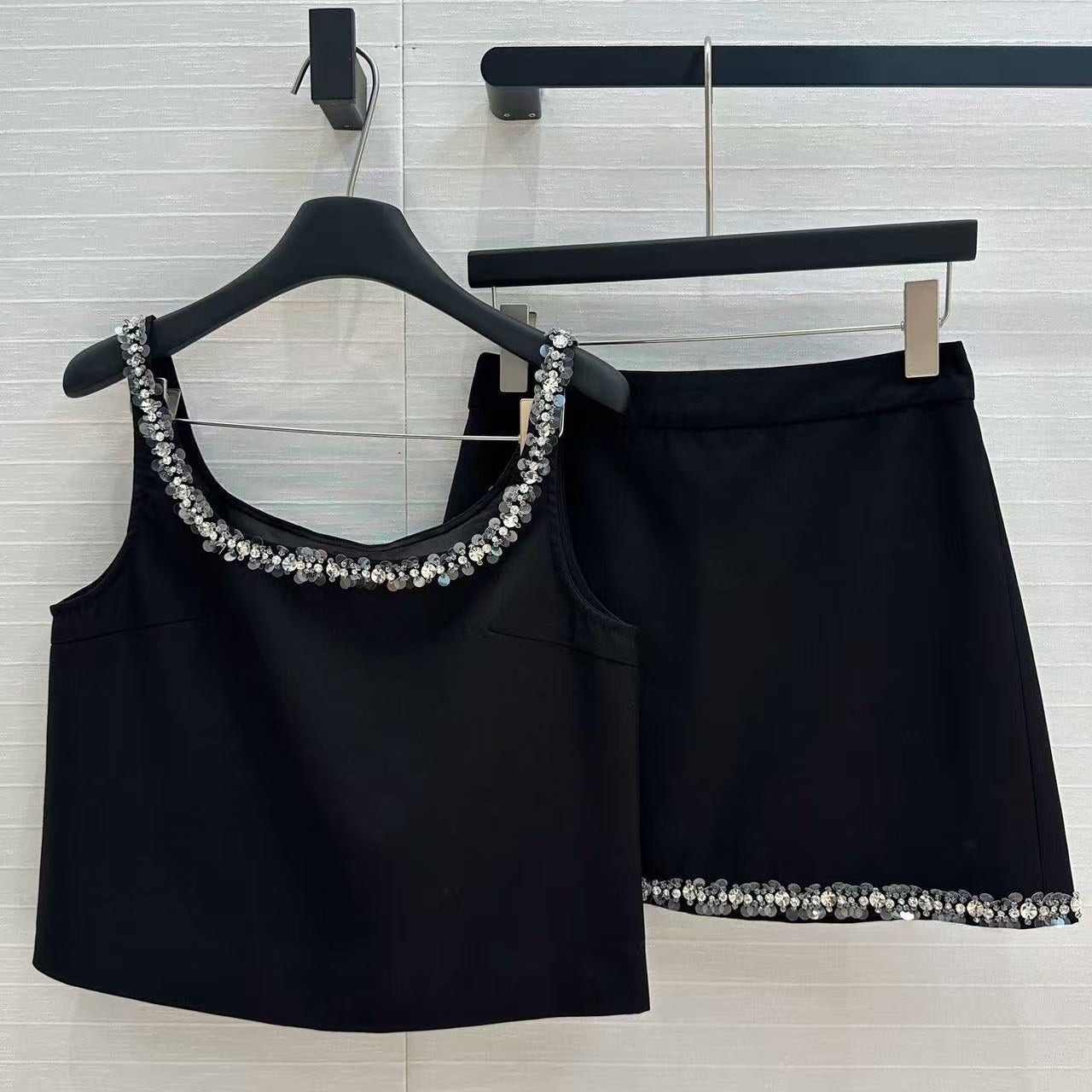Gucci Vest Set Black Cotton