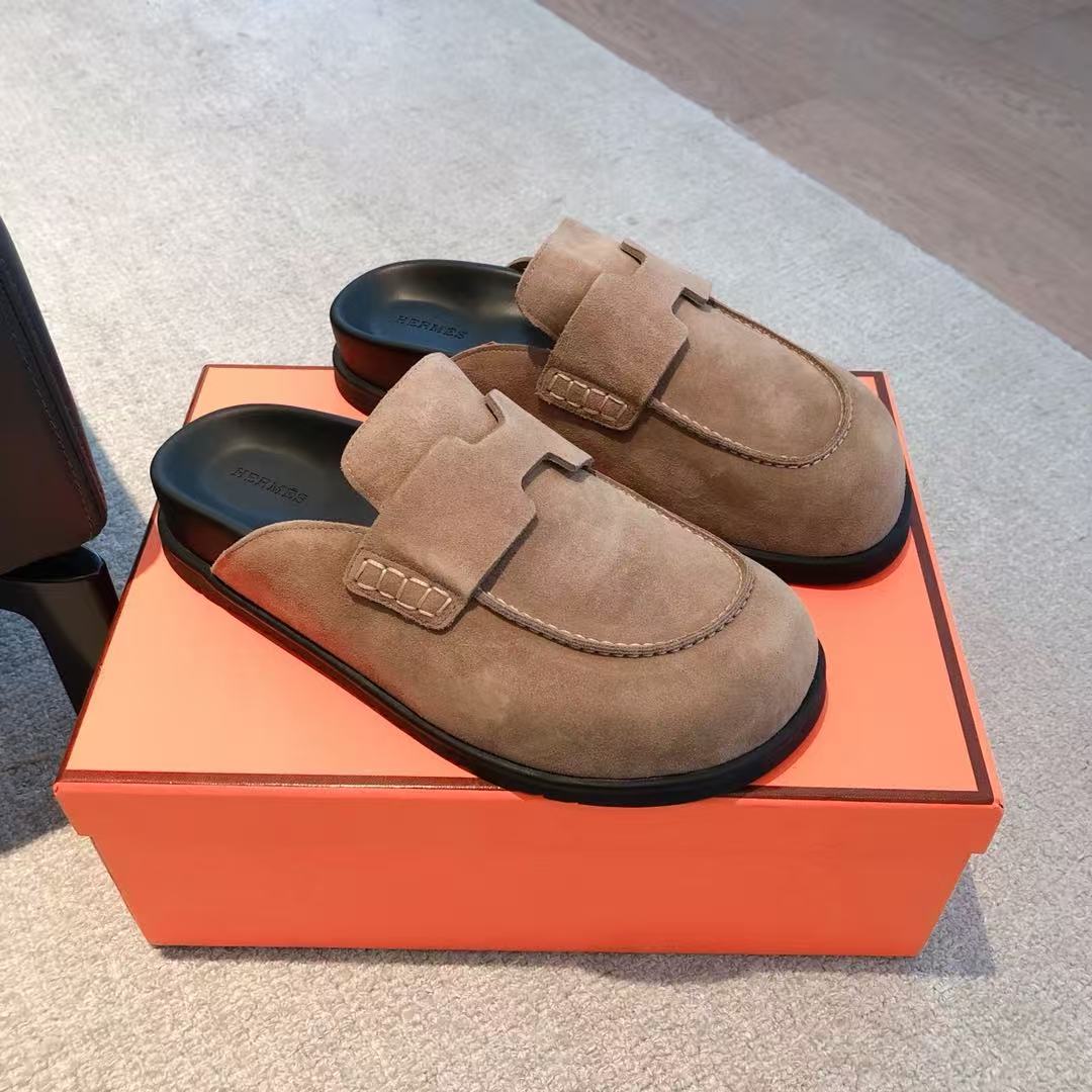 HM GO MULE SUEDE