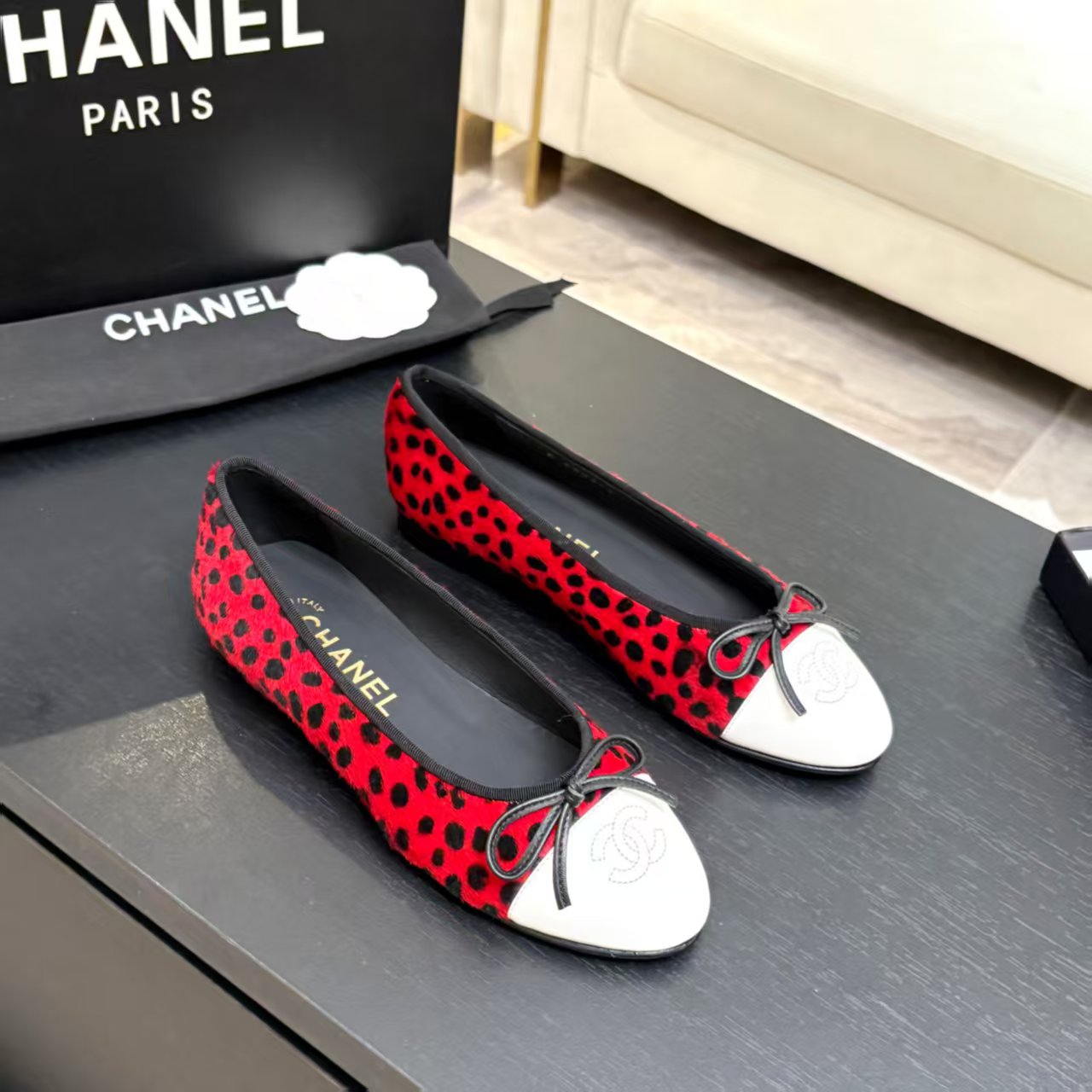 Chanel 2026 Ballet Flat Horsehair Sheepskin 855999