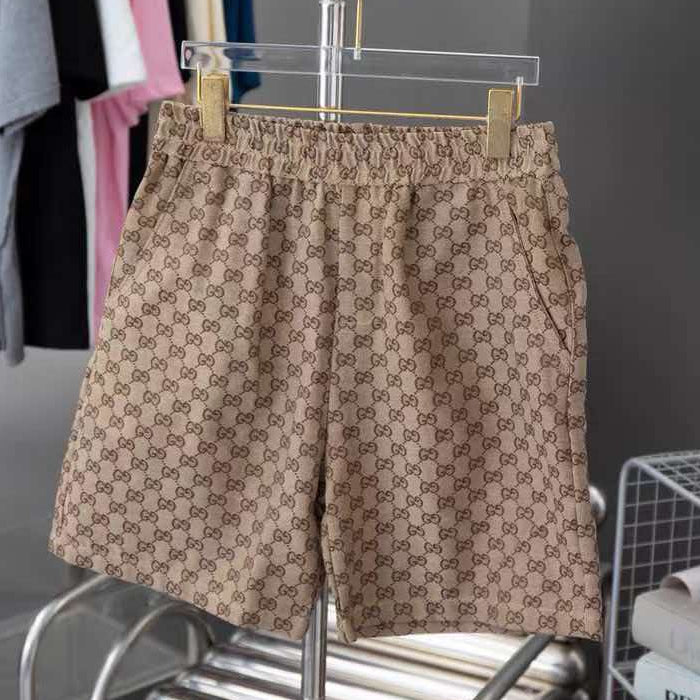 Gucci 2026 GG Supreme Short Beige mix Brown Canvas