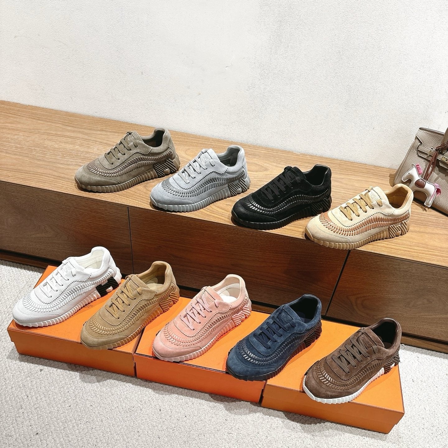 Hermes 2026 Bouncing Sneaker Suede