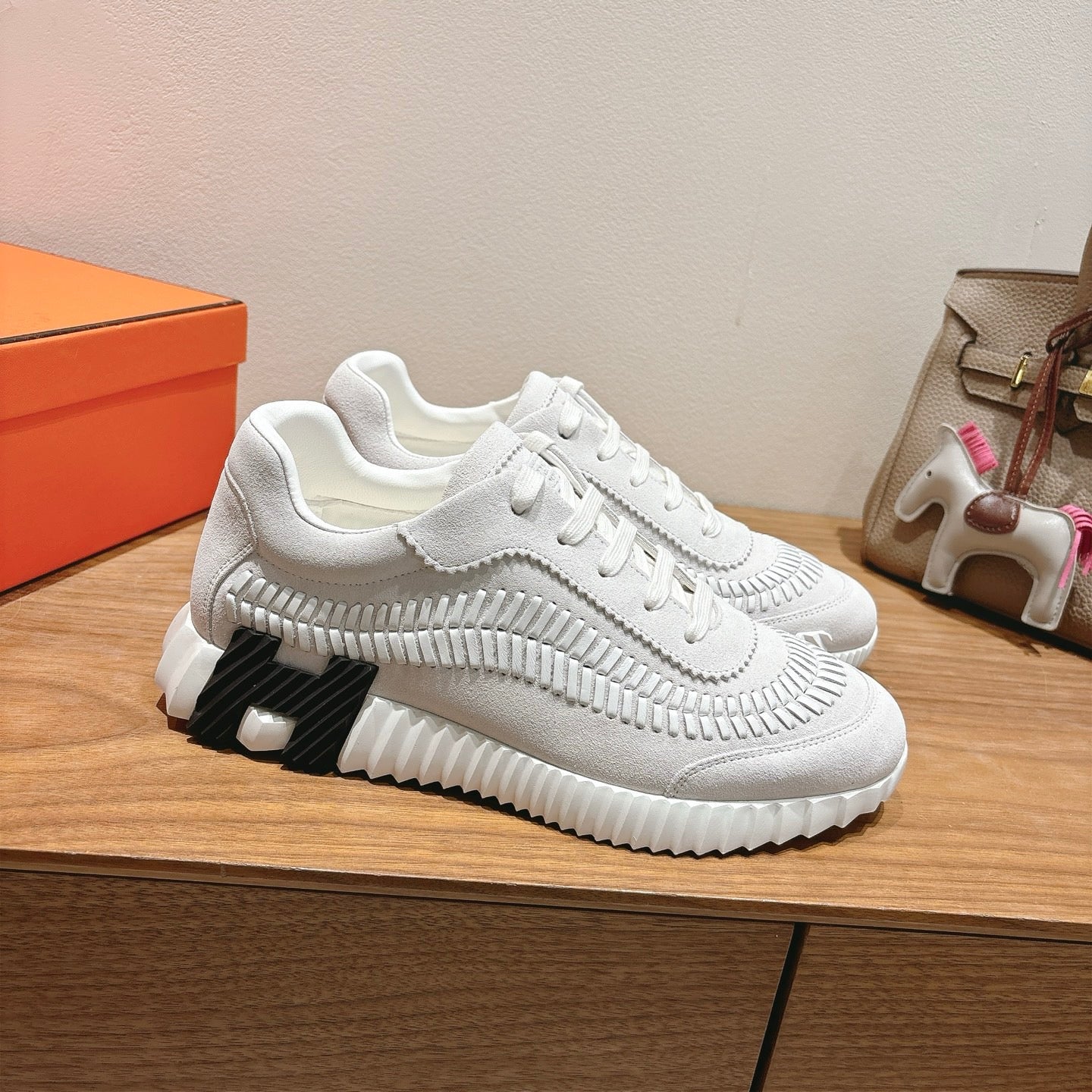 Hermes 2026 Bouncing Sneaker Suede