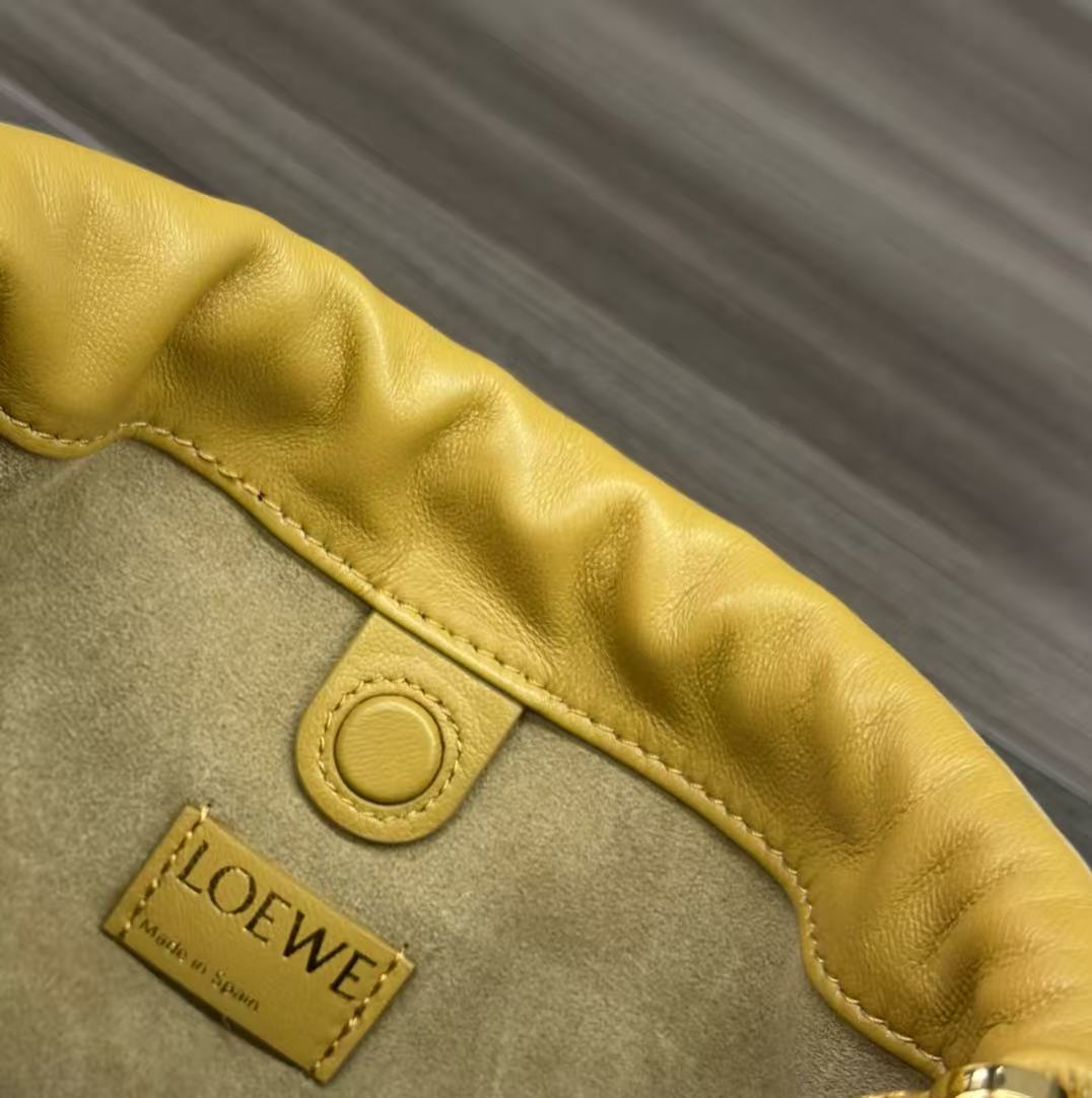 Loewe 2026 Flamenco Bag 23cm Yellow Calfskin