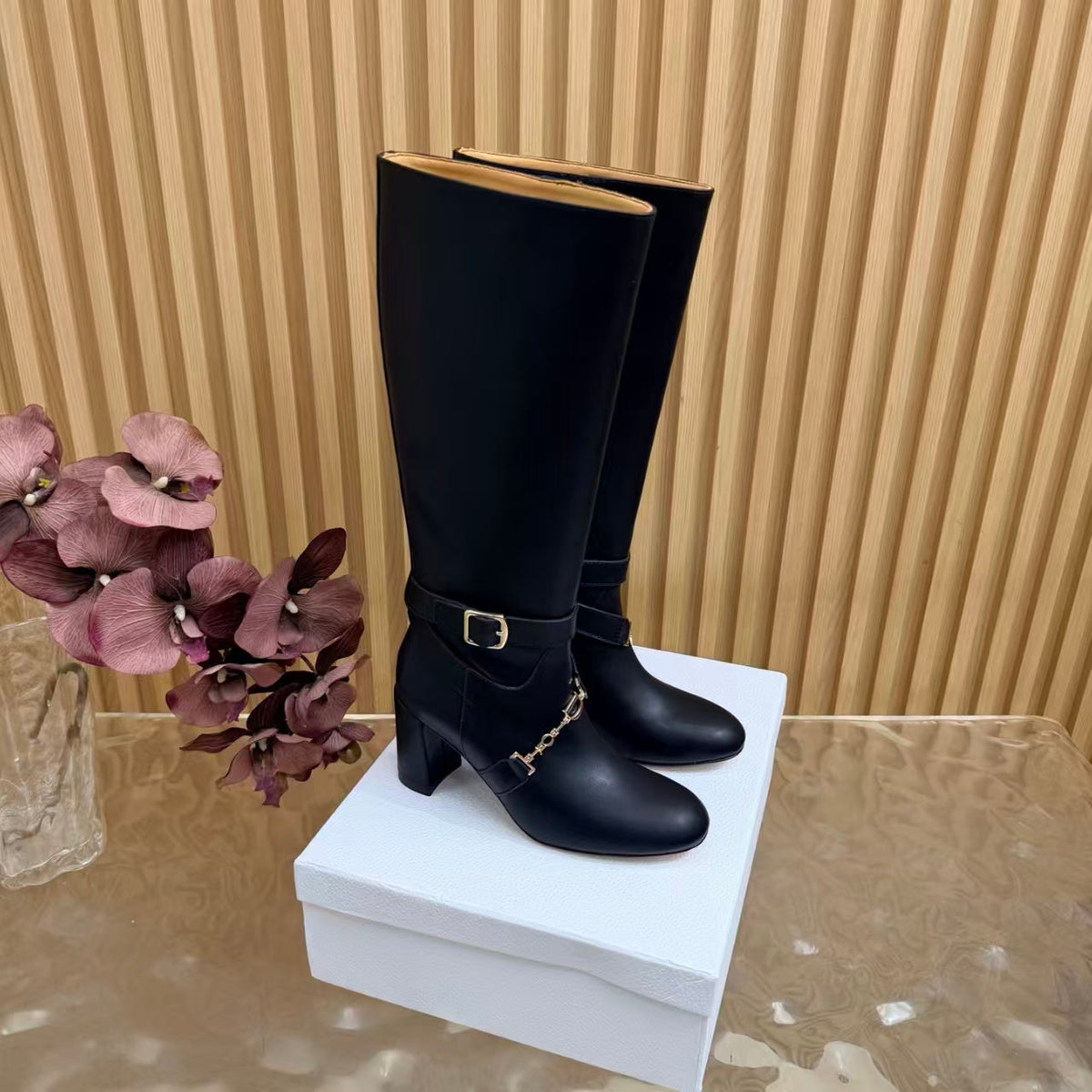 Dior 2026 Diorly Boot Black Shiny Calfskin